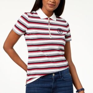 Tommy Hilfiger Zip-Up Polo Top